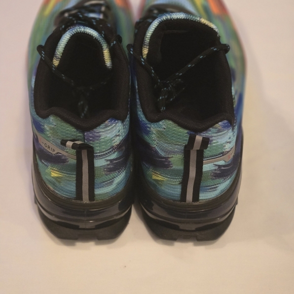 Size 11.5 Kricely Men's Trail Running Shoes Hiking Outdoor Sneaker Shoe  Rainbow - Picture 3 of 5